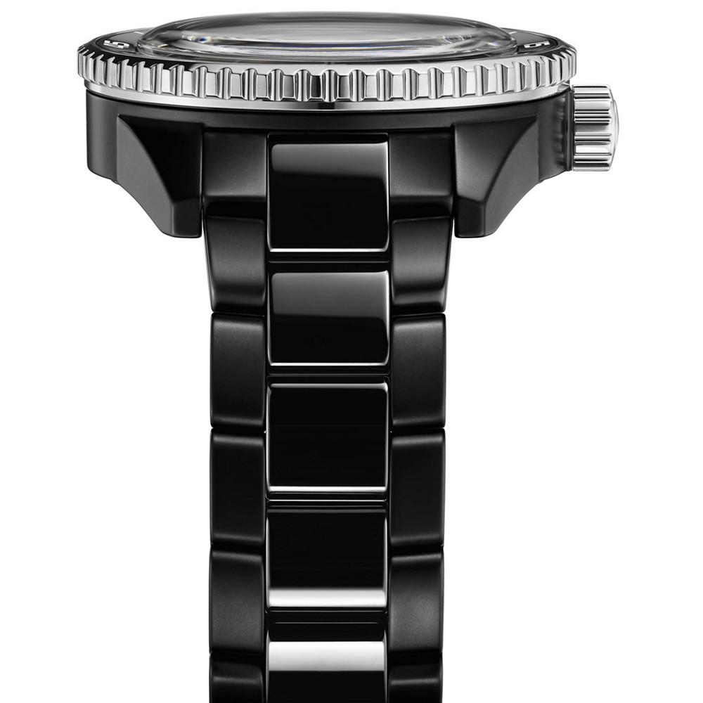 Men's Swiss Automatic Captain Cook Black High Tech Ceramic Bracelet Watch 43mm商品第5张图片规格展示