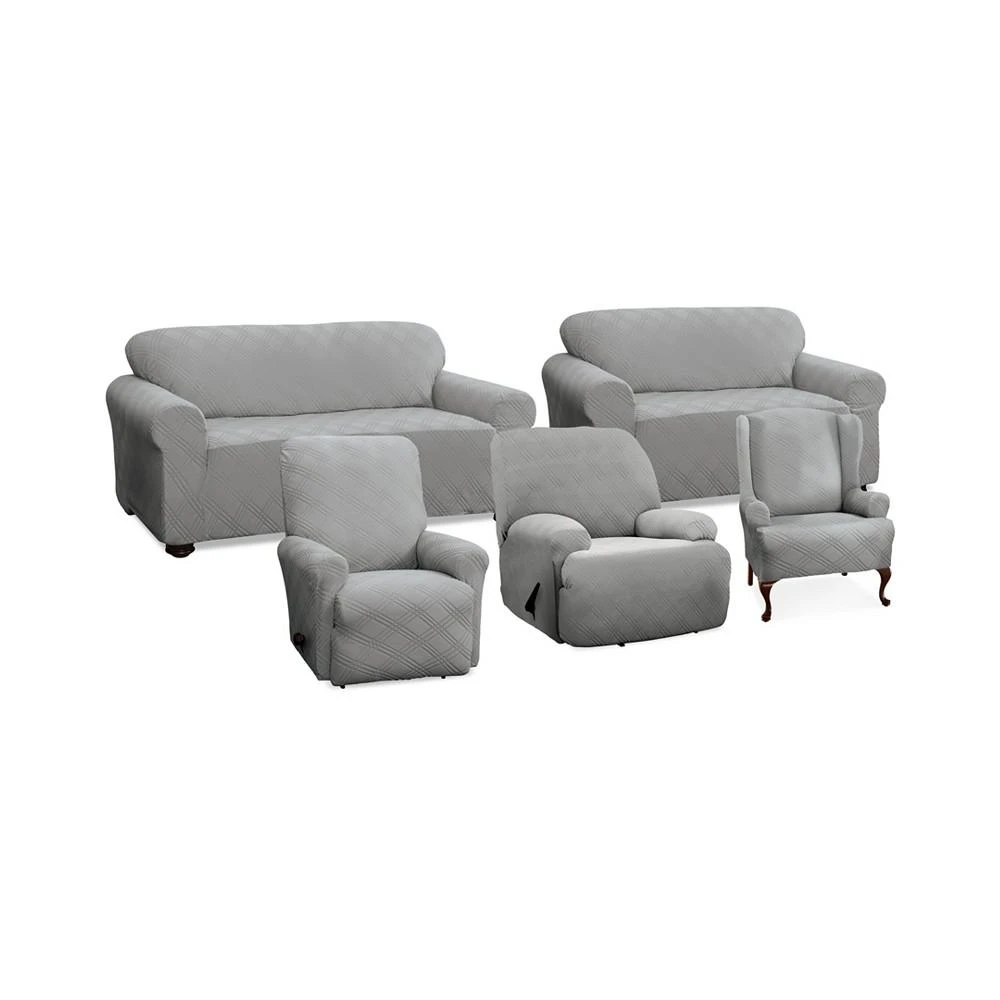 商品P/Kaufmann Home|Stretch Sensations Double Diamond Loveseat Cover,价格¥419,第2张图片详细描述