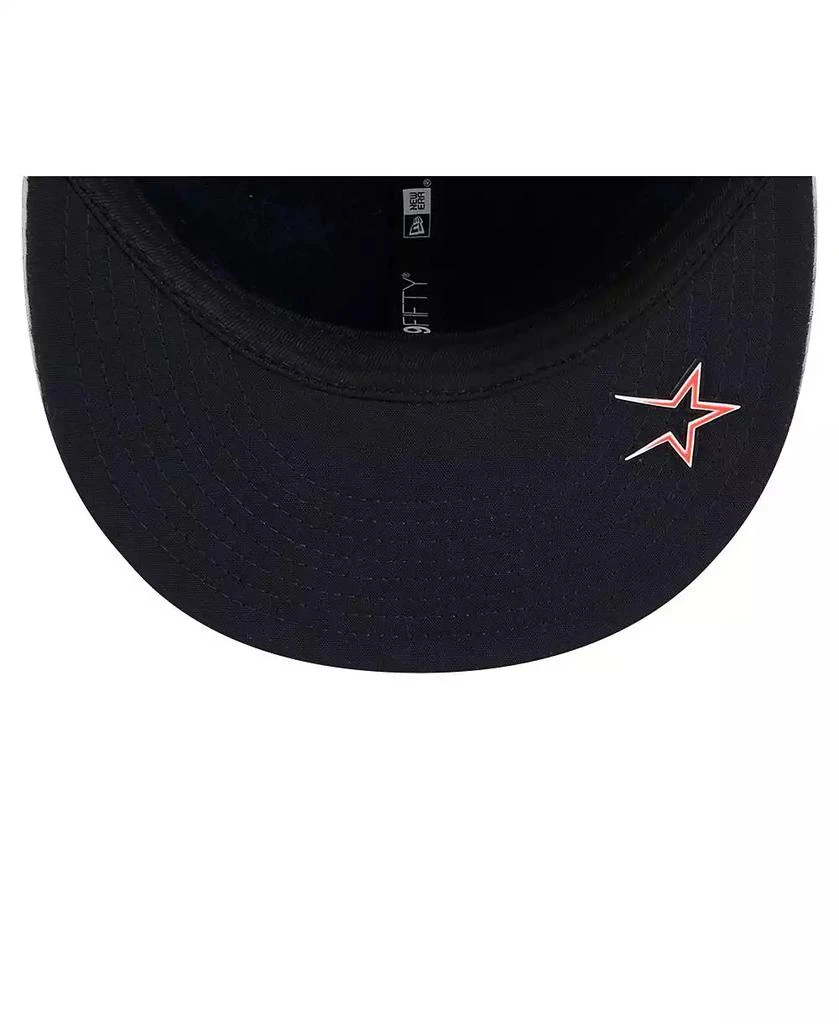 商品New Era|Men's Gray Houston Astros 2025 MLB Clubhouse 59FIFTY Fitted Hat,价格¥376,第2张图片详细描述