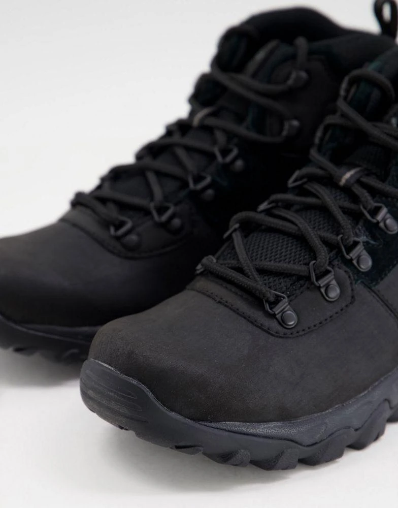 商品Columbia|Columbia Newton Ridge waterproof hiking boots in black,价格¥654,第3张图片详细描述