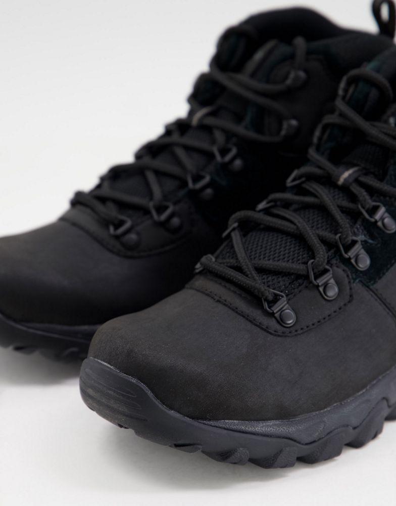 商品Columbia|Columbia Newton Ridge waterproof hiking boots in black,价格¥556,第5张图片详细描述