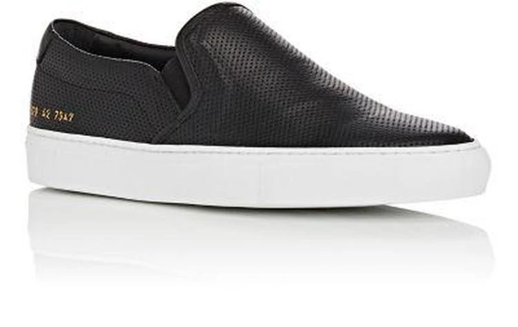 商品Common Projects|Perforated Leather Slip-On Sneakers,价格¥3282,第2张图片详细描述