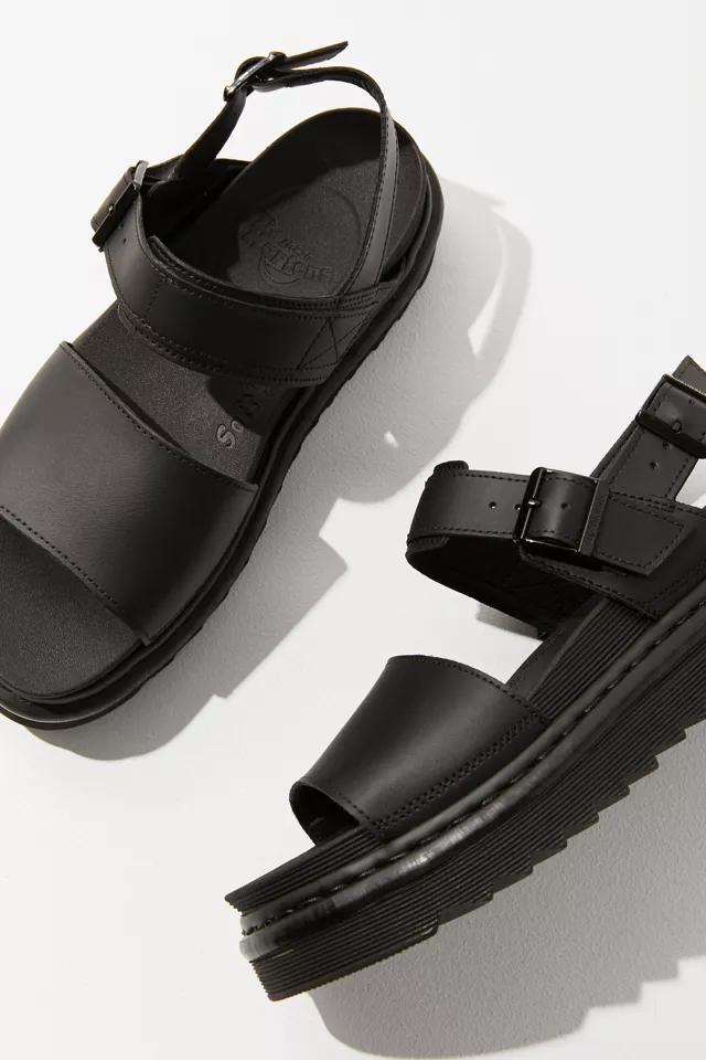 商品Dr. Martens|Dr. Martens Voss Black Leather Sandal,价格¥736,第3张图片详细描述