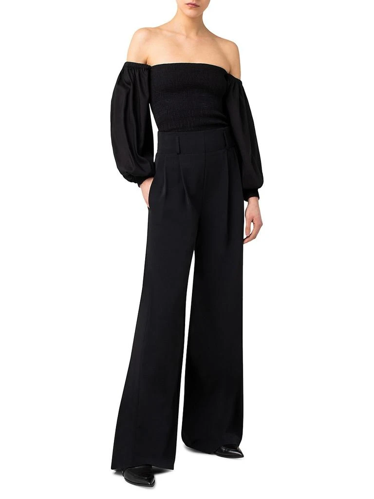 商品Akris|Gabardine High-Rise Wide Pants,价格¥4511,第2张图片详细描述