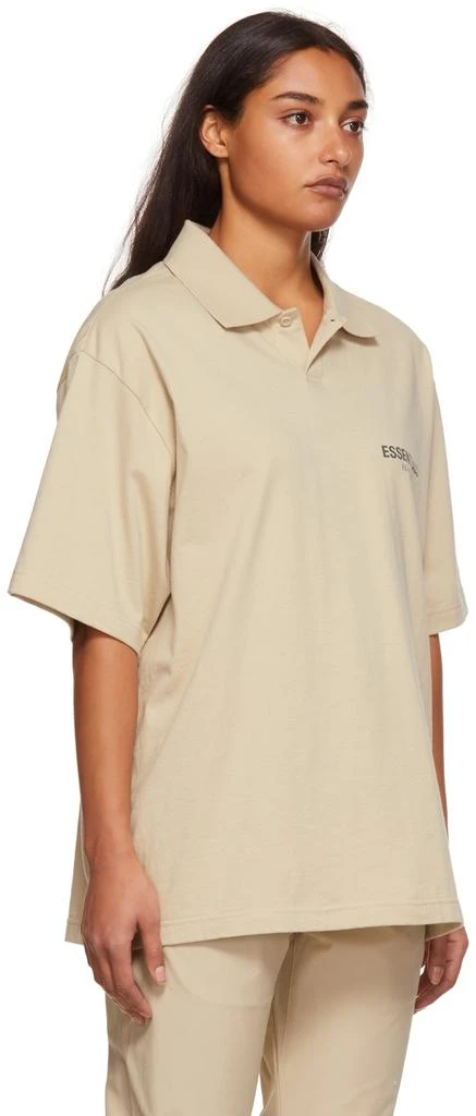 商品Essentials|SSENSE Exclusive Beige Jersey Polo,价格¥167,第2张图片详细描述