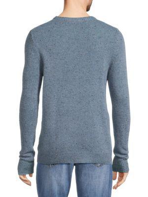 商品Saks Fifth Avenue|Merino Wool Blend Donegal Crewneck Sweater,价格¥450,第2张图片详细描述