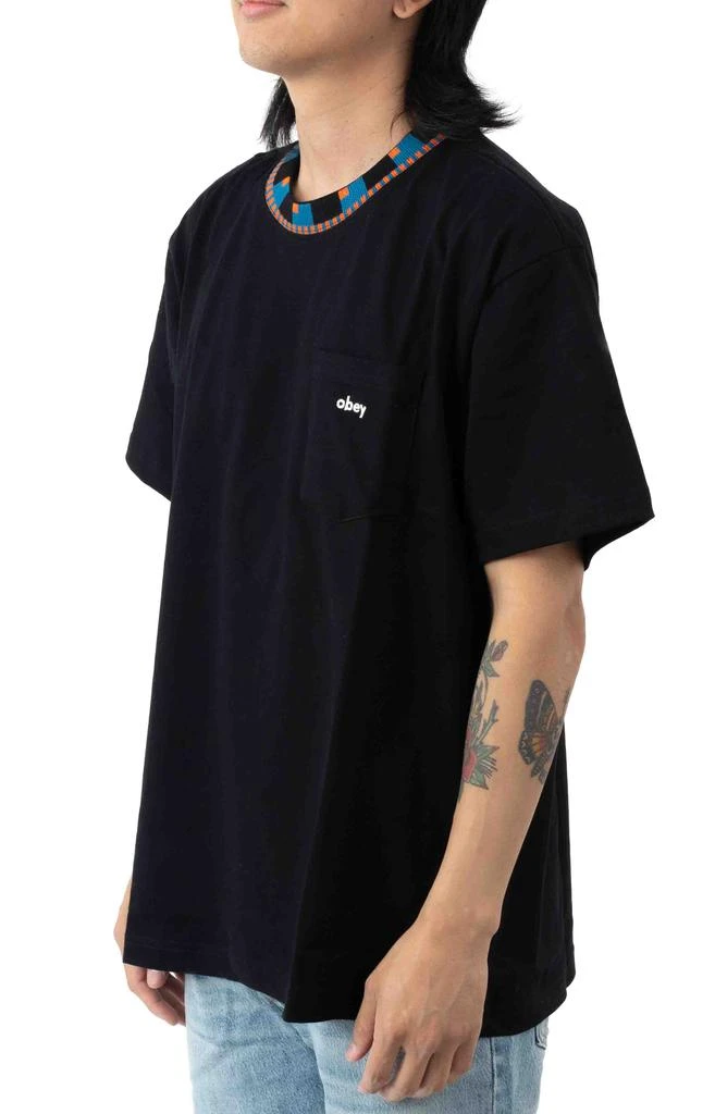 商品Obey|Escape Pocket T-Shirt - Black ,价格¥117,第2张图片详细描述