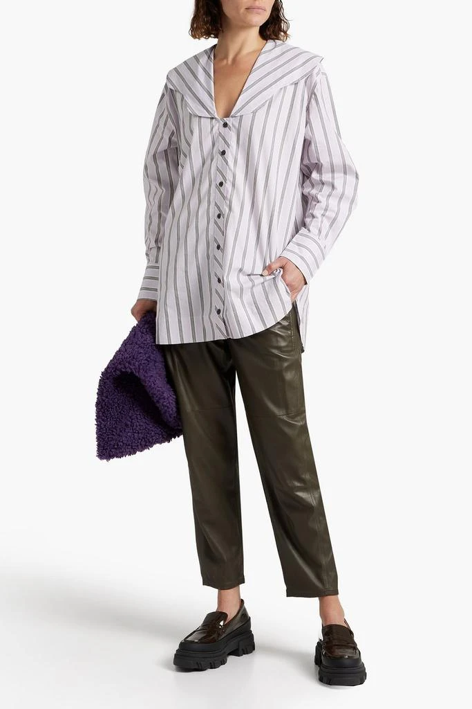 商品Ganni|Striped cotton shirt,价格¥780,第2张图片详细描述