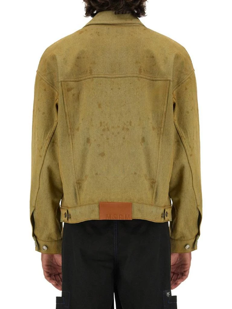 商品MSGM|Msgm Denim Jacket Dyed In Tea,价格¥2437,第3张图片详细描述