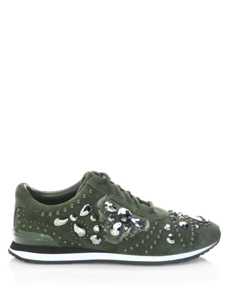 商品Tory Burch|Studded Suede Runner Sneakers,价格¥1045,第5张图片详细描述