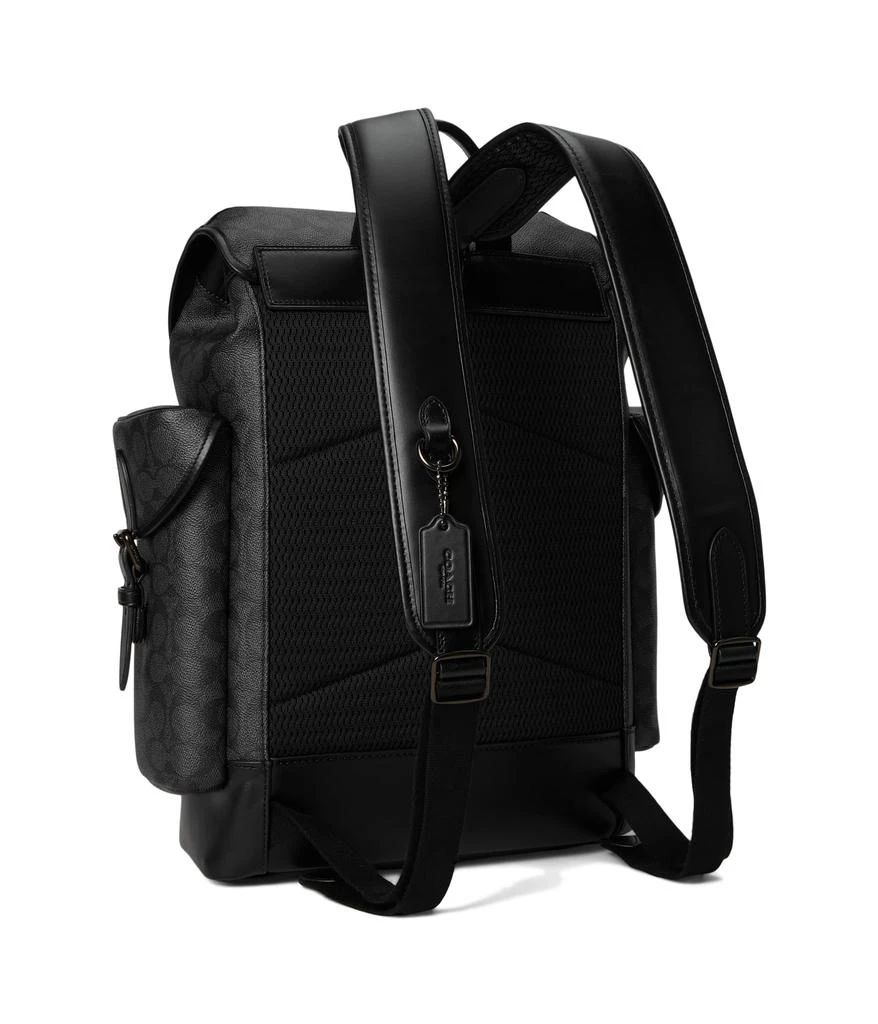 商品Coach|Hitch Backpack In Signature Canvas,价格¥4253,第2张图片详细描述
