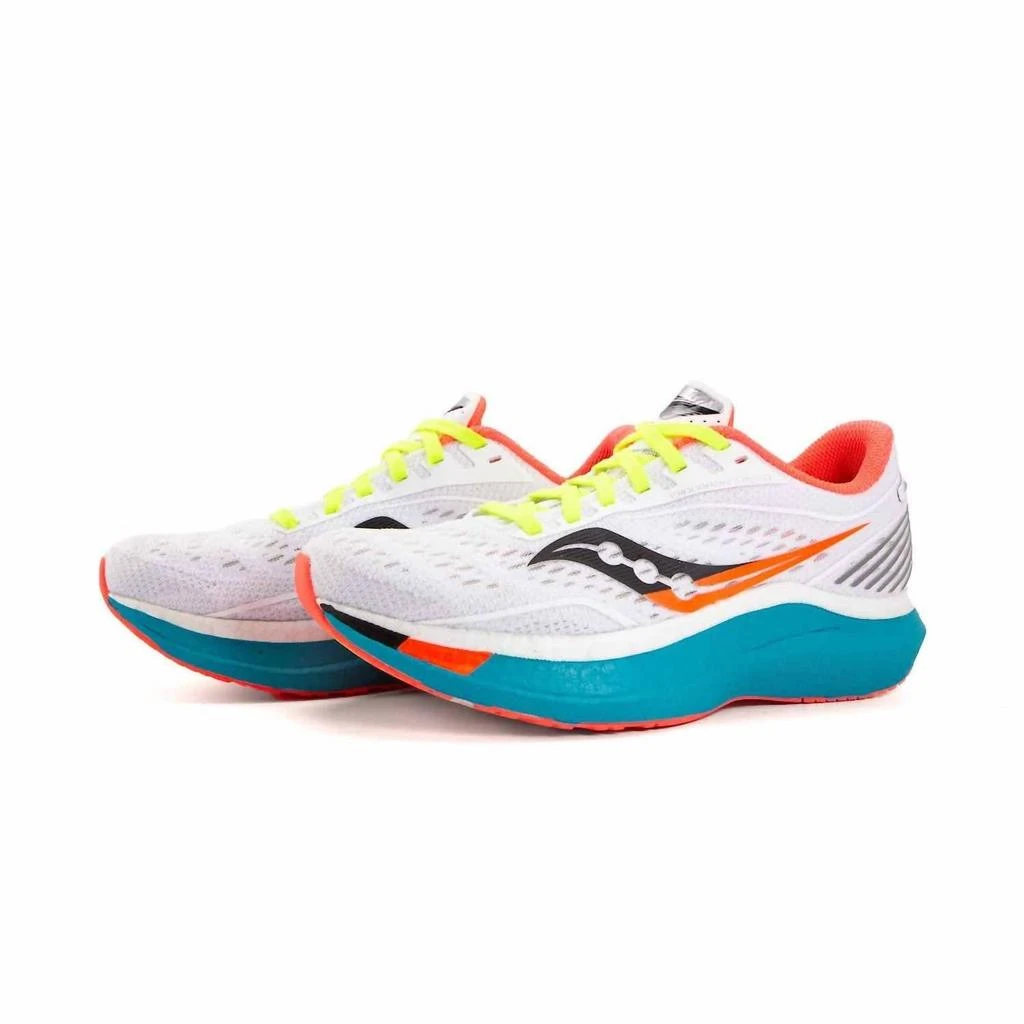 商品Saucony|Women's Endorphin Speed Running Shoes - Medium Width In White Mutant,价格¥1003,第4张图片详细描述