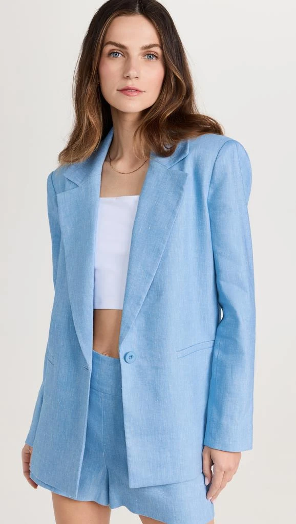 商品Alice + Olivia|alice + olivia Denny 缺角衣领男孩风西装外套,价格¥1111,第2张图片详细描述