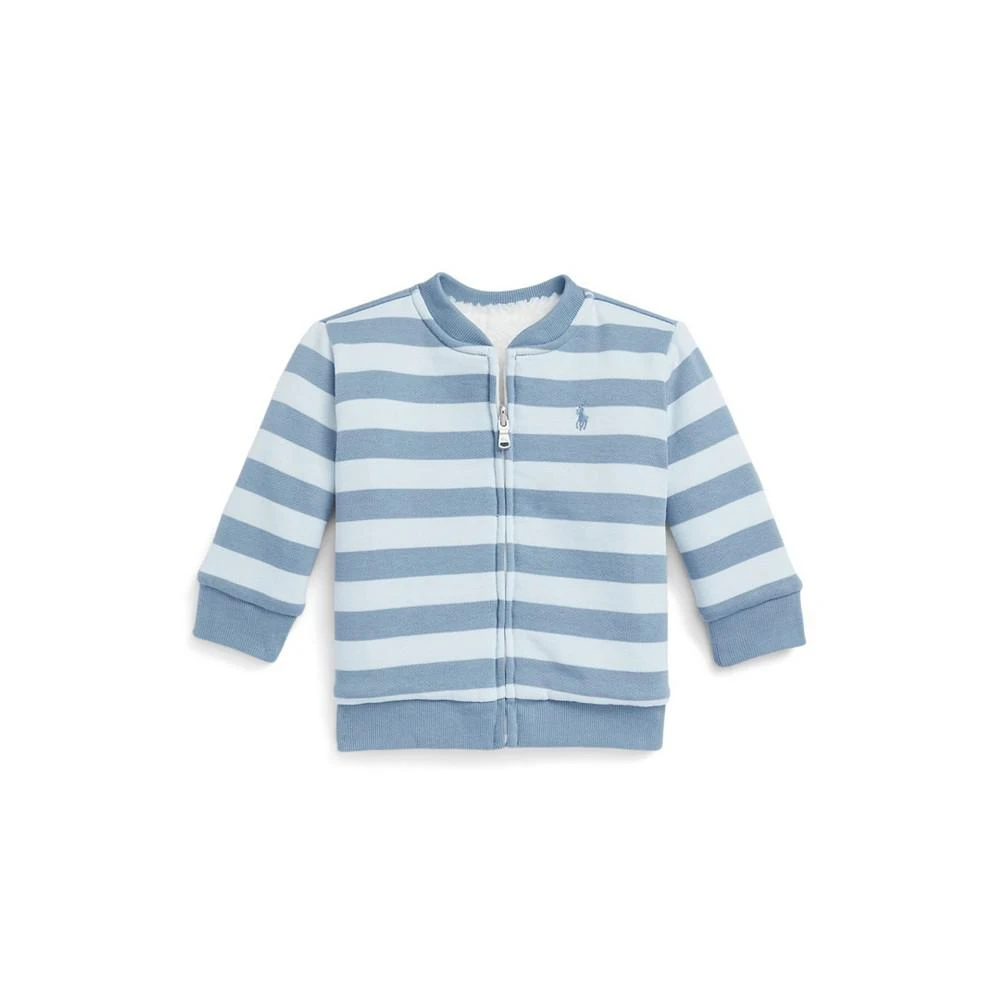 商品Ralph Lauren|Baby Boys Reversible Teddy Fleece Jacket,价格¥364,第3张图片详细描述