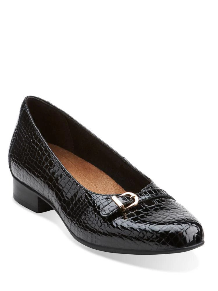 商品Clarks|Keesha Raine Patent Leather Loafers,价格¥372,第2张图片详细描述