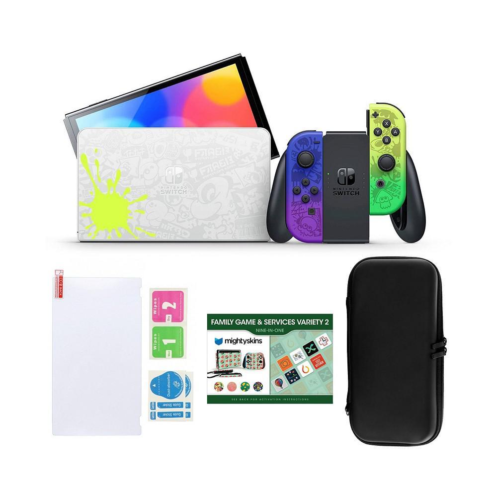 商品Nintendo|Switch OLED Splatoon 3 Bundle with Accessories & Voucher,价格¥3804,第1张图片