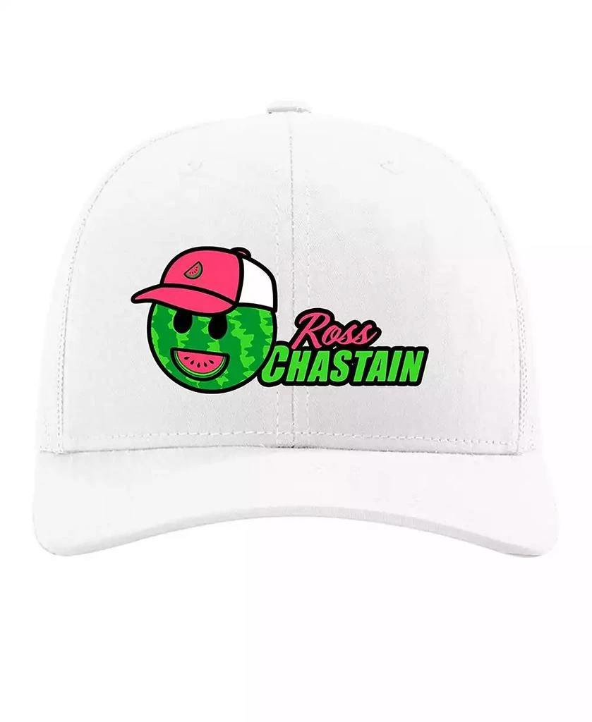 商品JR Motorsports Official Team Apparel|Men's White Ross Chastain Domestic Trucker Adjustable Hat,价格¥259,第1张图片