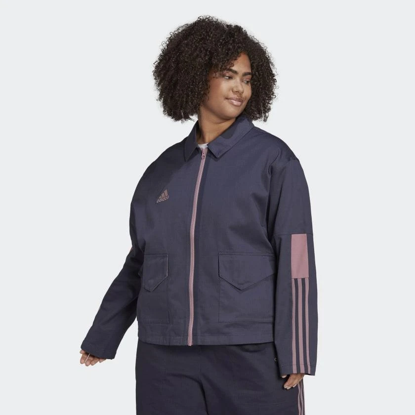 商品Adidas|Women's adidas Tiro Cargo Jacket (Plus Size),价格¥339,第2张图片详细描述