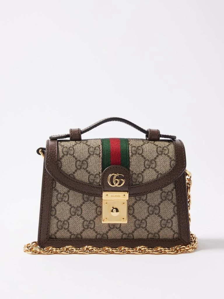 商品Gucci|Ophidia small GG-Supreme canvas handbag,价格¥15546,第1张图片