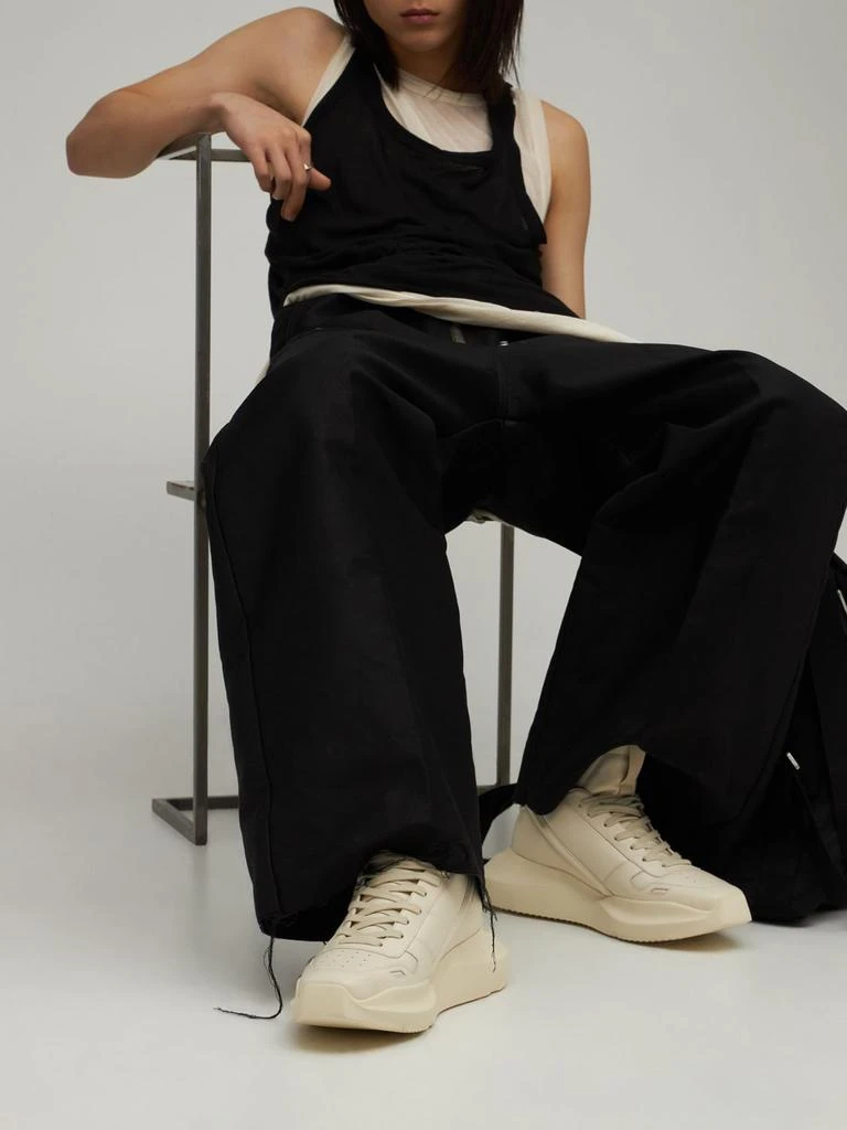 商品Rick Owens|Geth Runner Grain Leather Sneakers,价格¥6798,第1张图片详细描述