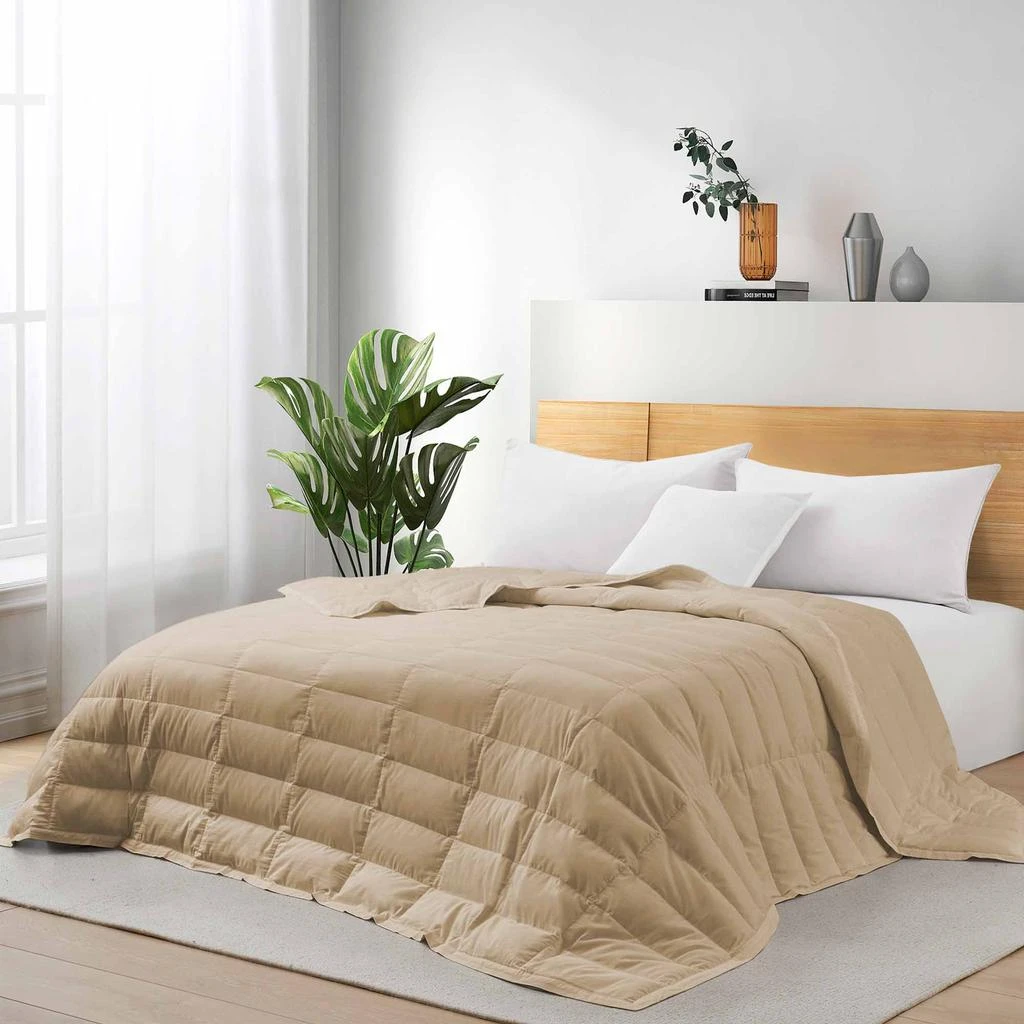 商品Puredown|TENCEL Lyocell Lightweight Cooling Down Bed Blanket Comforter, King or Queen Size Quilt,价格¥920,第1张图片