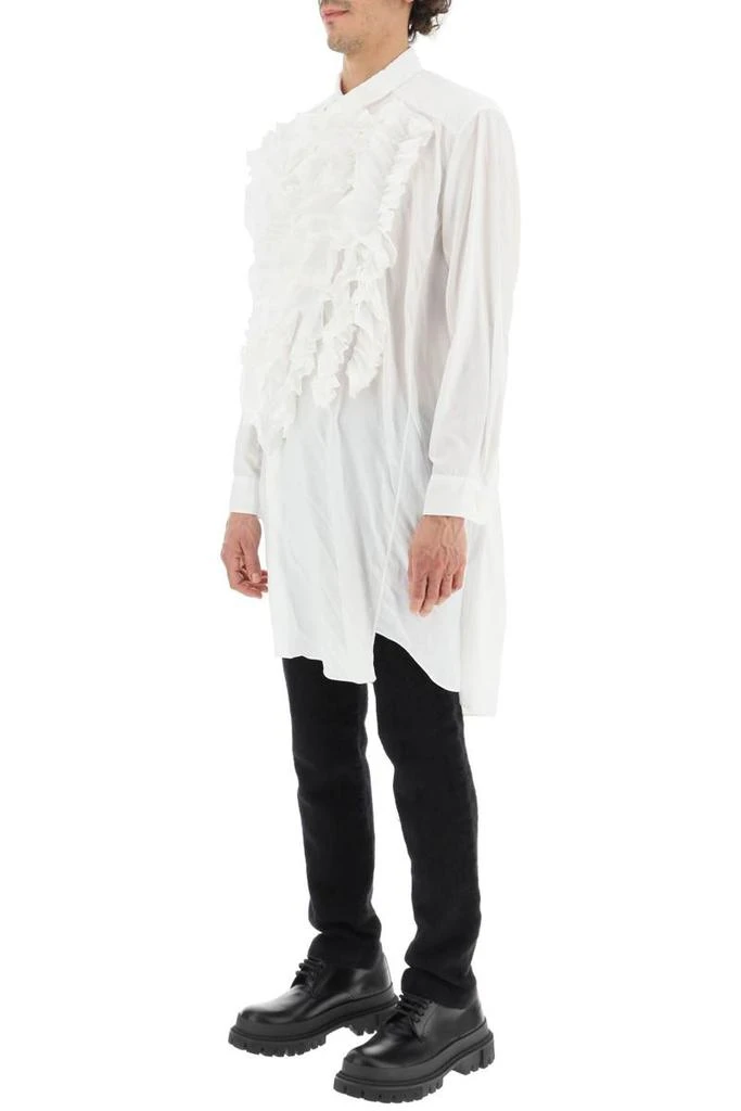 商品Comme des Garcons|Comme des garcons homme plus ruffled long asymmetric shirt,价格¥3136,第4张图片详细描述