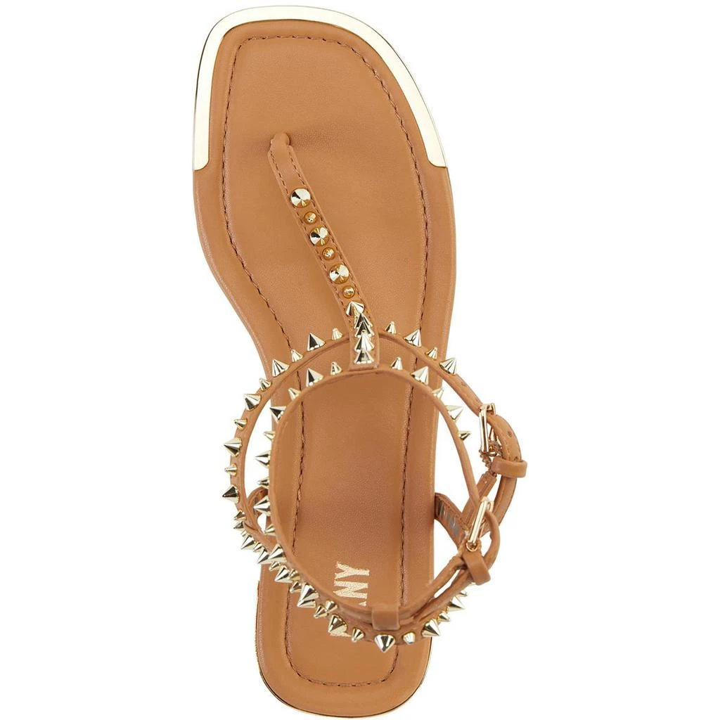 DKNY Womens Hadi Faux Leather Studded Thong Sandals 商品