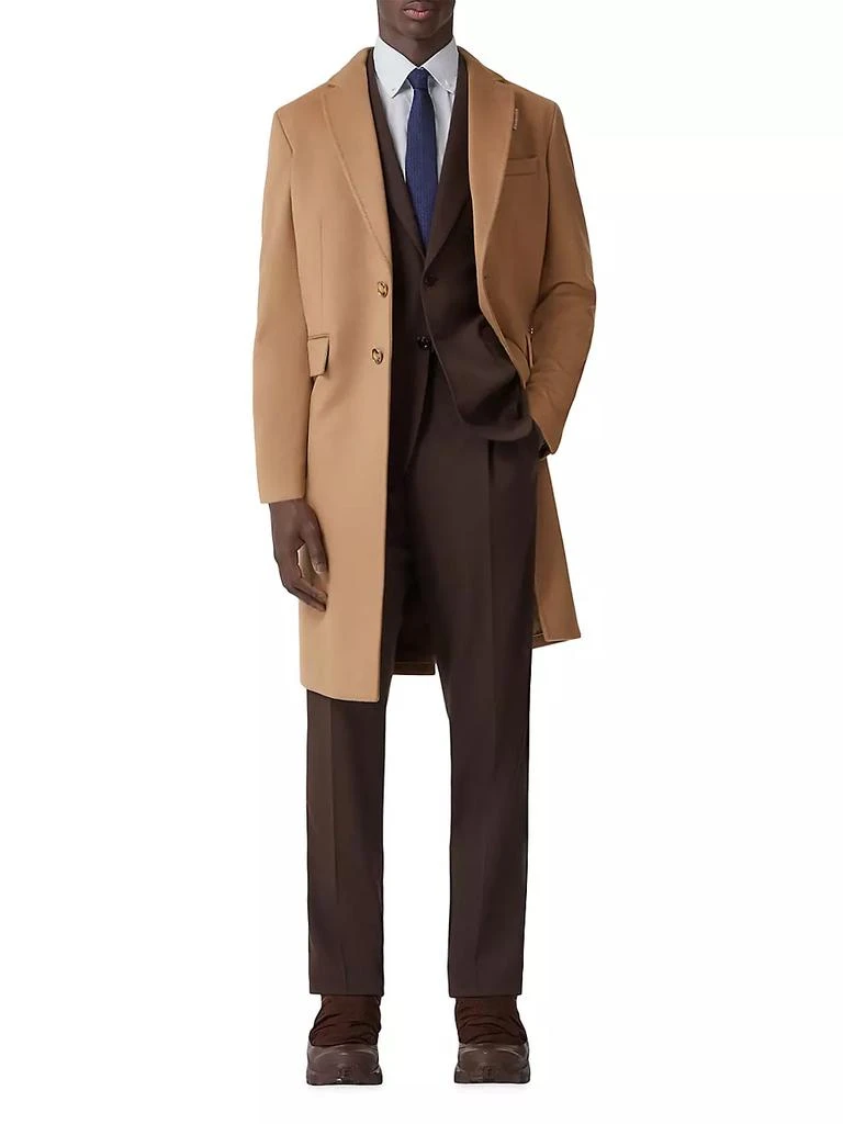 商品Burberry|Callen Wool-Cashmere Topcoat,价格¥18646,第2张图片详细描述