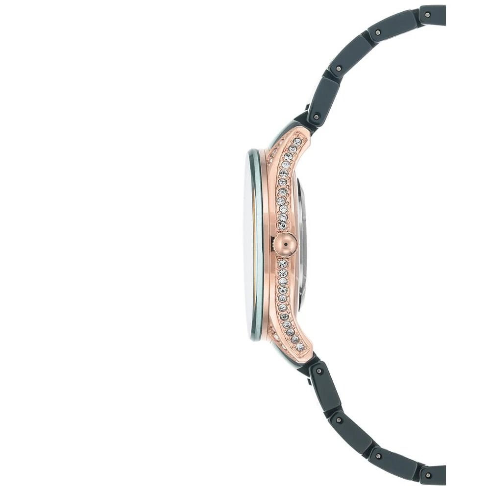 商品Anne Klein|Women's Blue Ceramic Bracelet Watch 30mm AK-2388RGNV,价格¥463,第3张图片详细描述