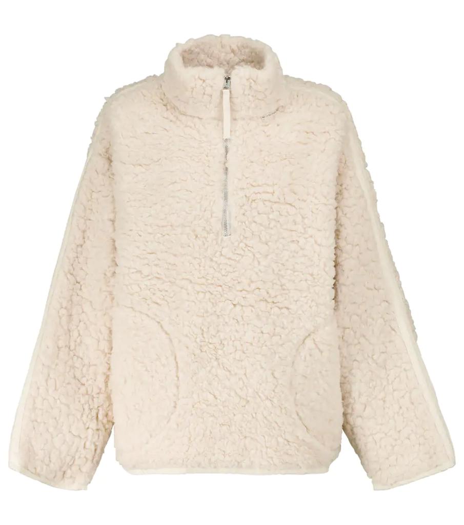 Zipped polar fleece sweatshirt商品第1张图片规格展示