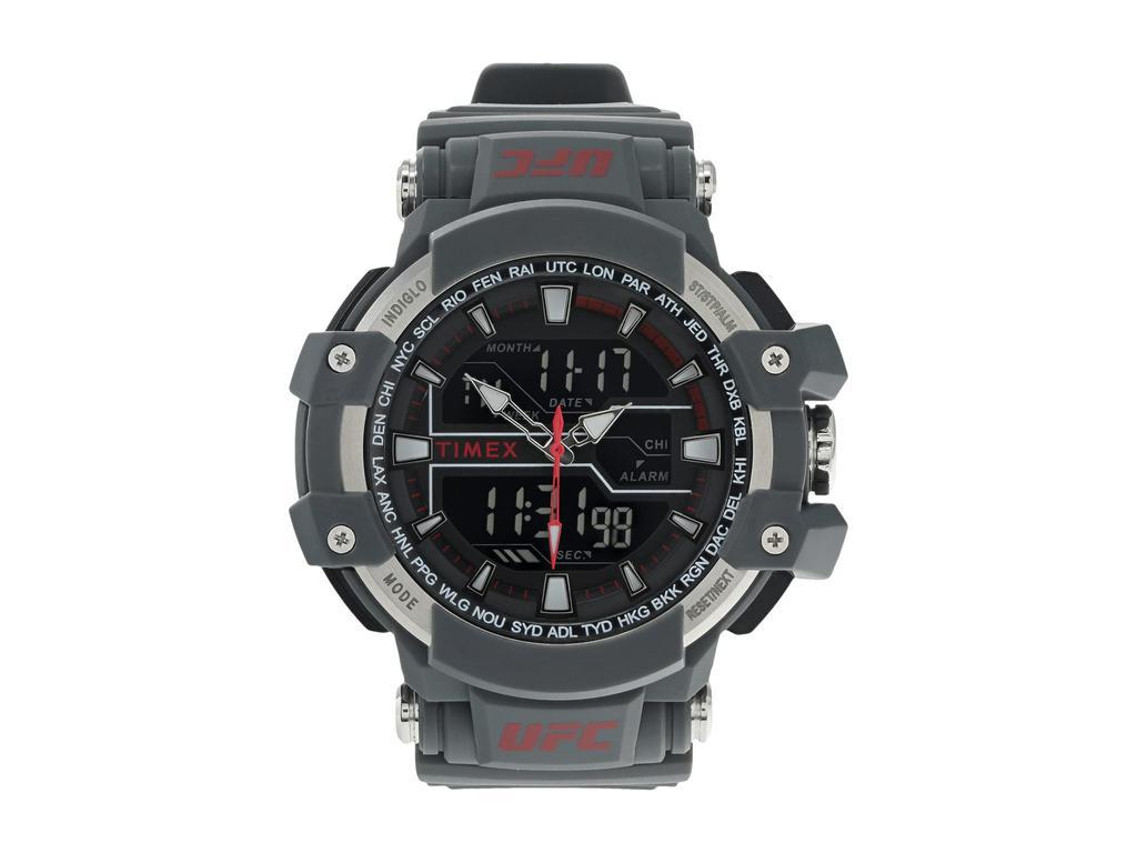 商品Timex|53 mm UFC Tactic Digital Dial Grey Resin Strap Watch,价格¥627,第1张图片