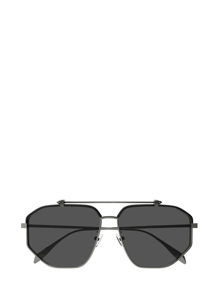 商品Alexander McQueen|Alexander McQueen Eyewear Aviator Frame Sunglasses,价格¥2583,第1张图片