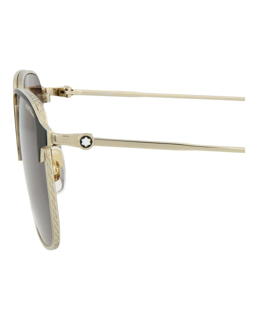 商品MontBlanc|Square-Frame Metal Sunglasses,价格¥1140,第4张图片详细描述