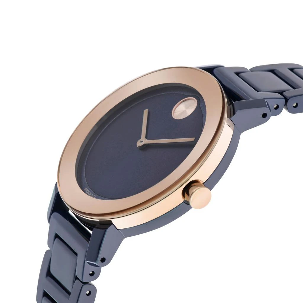 商品Movado|Movado Bold Evolution Ceramic Quartz Women's Watch 3600708,价格¥1802,第2张图片详细描述