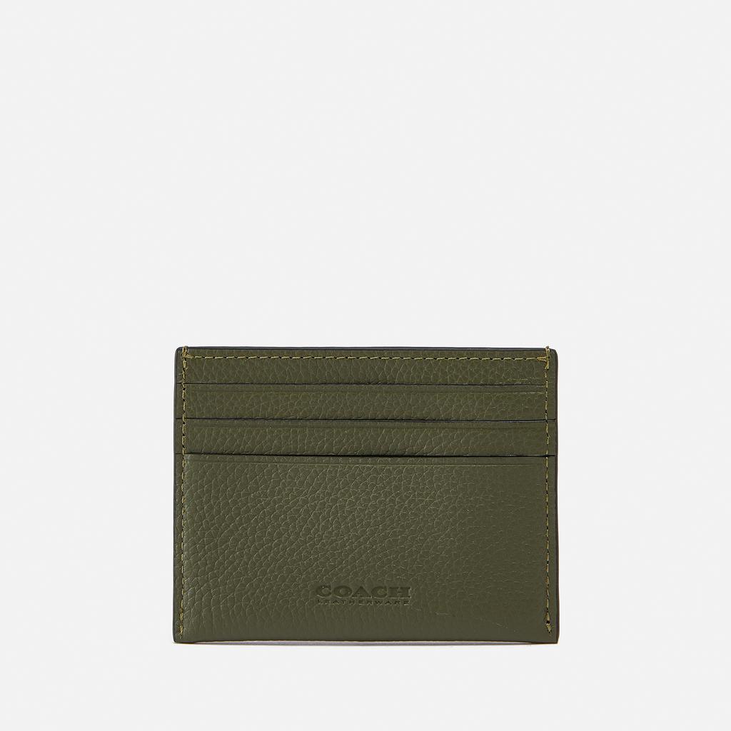 Coach Pebble-Grain Leather Card Holder商品第2张图片规格展示