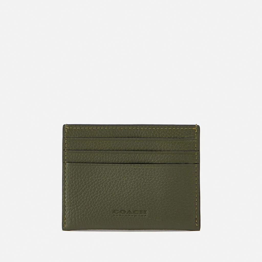 商品Coach|Coach Pebble-Grain Leather Card Holder,价格¥742,第2张图片详细描述