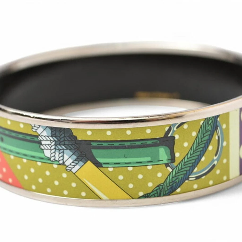 Color Enamel Leather Bangle (Pre-Owned) 商品
