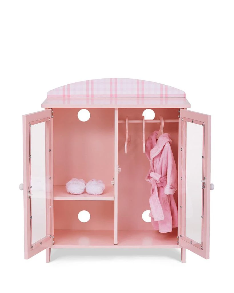 Sophia's by Kids Aurora Princess 18" Doll Pink Plaid Closet with Bathrobe & Slipper Pink - Ages 3-7 商品