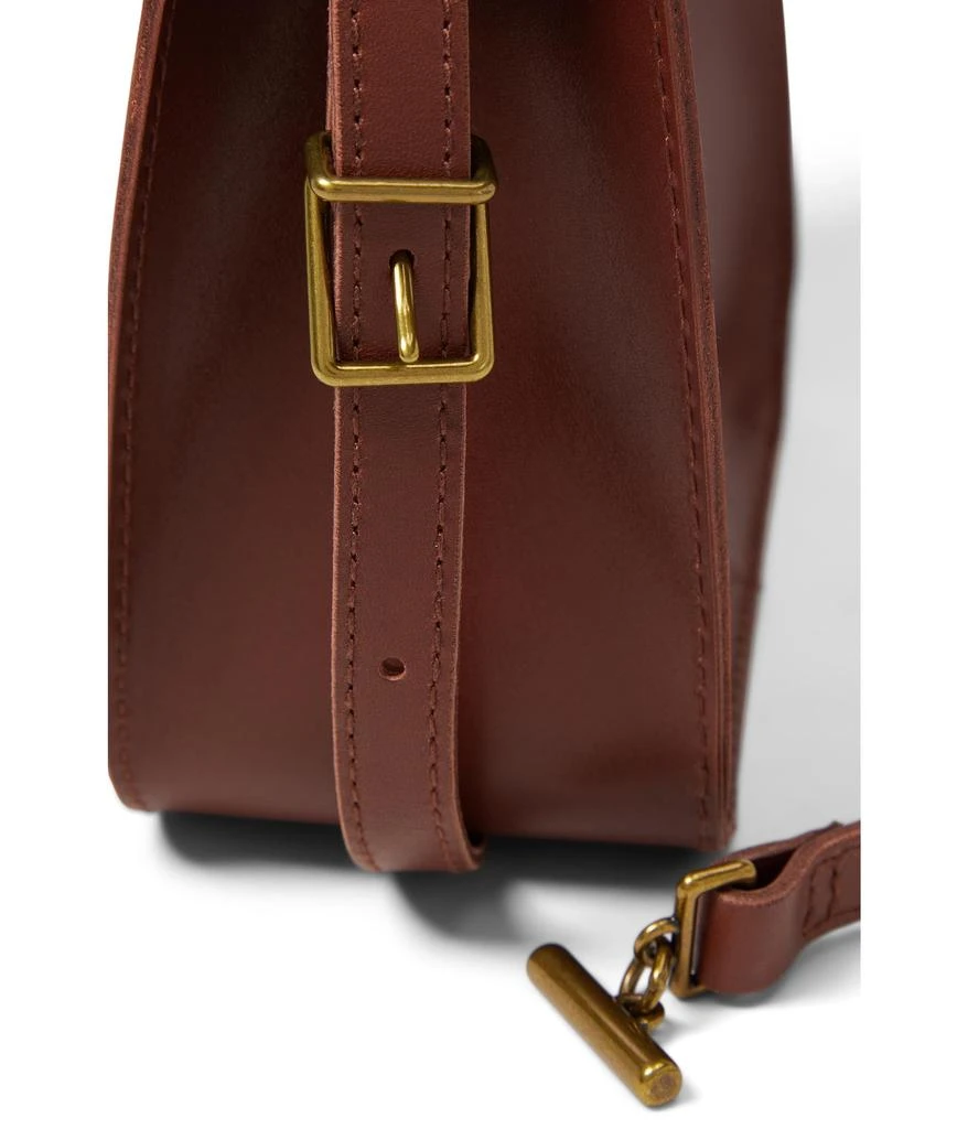 商品Madewell|The Toggle Crossbody Bag in Leather,价格¥781,第4张图片详细描述
