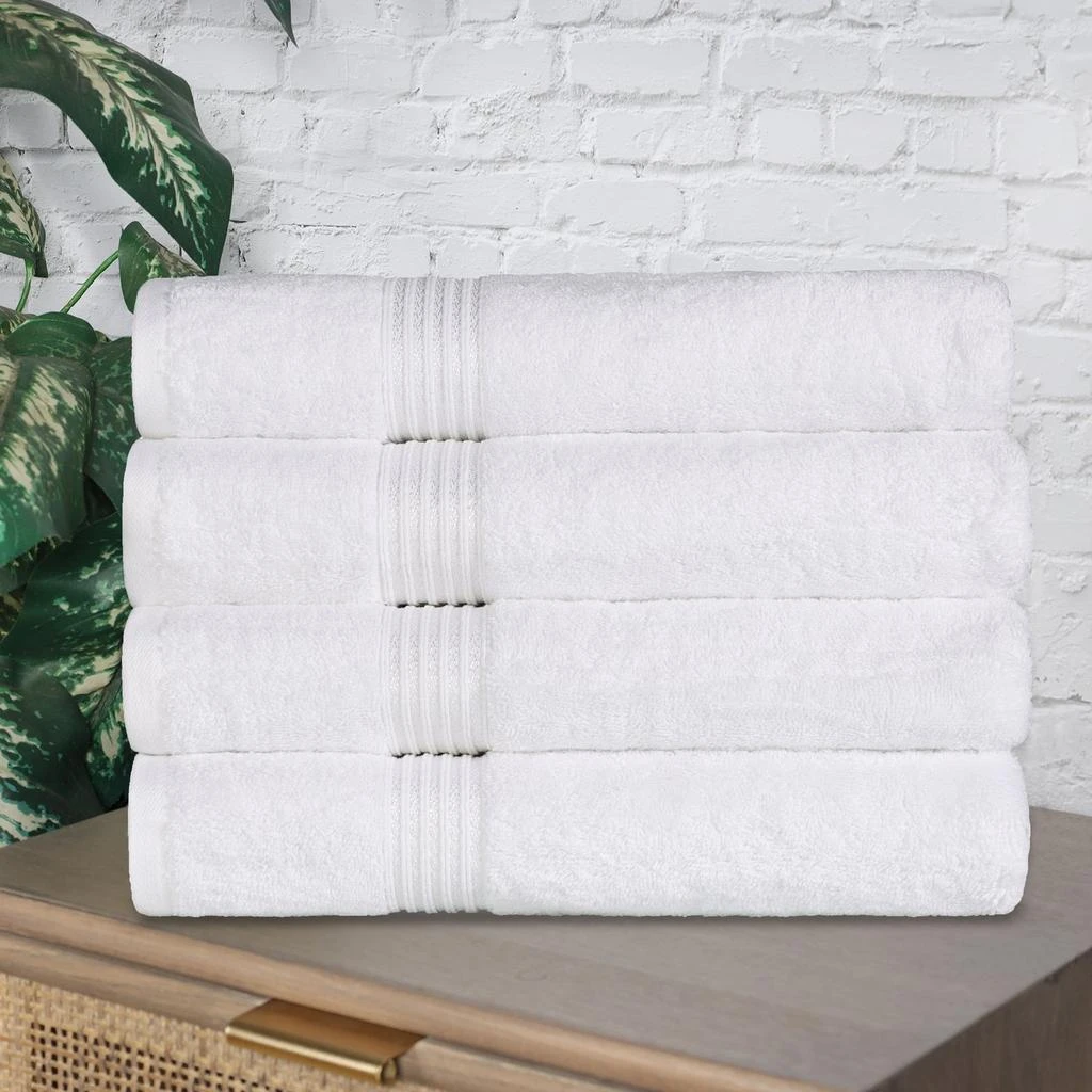 商品Superior|Classic Cotton Absorbent and Quick-Drying 4-Piece Bath Towel Set,价格¥651,第5张图片详细描述