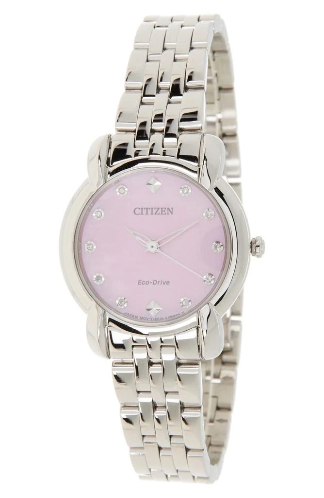 商品Citizen|Women's Standard Stainless Steel Eco-Drive Watch, 30mm,价格¥1484,第1张图片