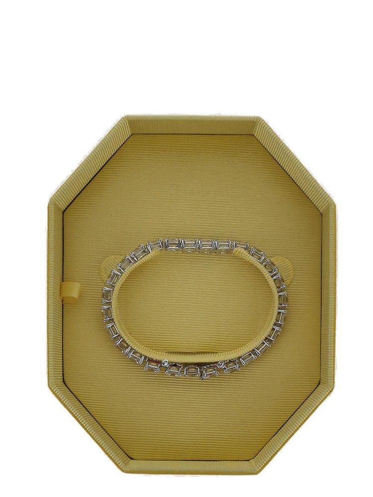 商品Swarovski|Swarovski Millenia Square Cut Embellished Bracelet,价格¥1743,第1张图片