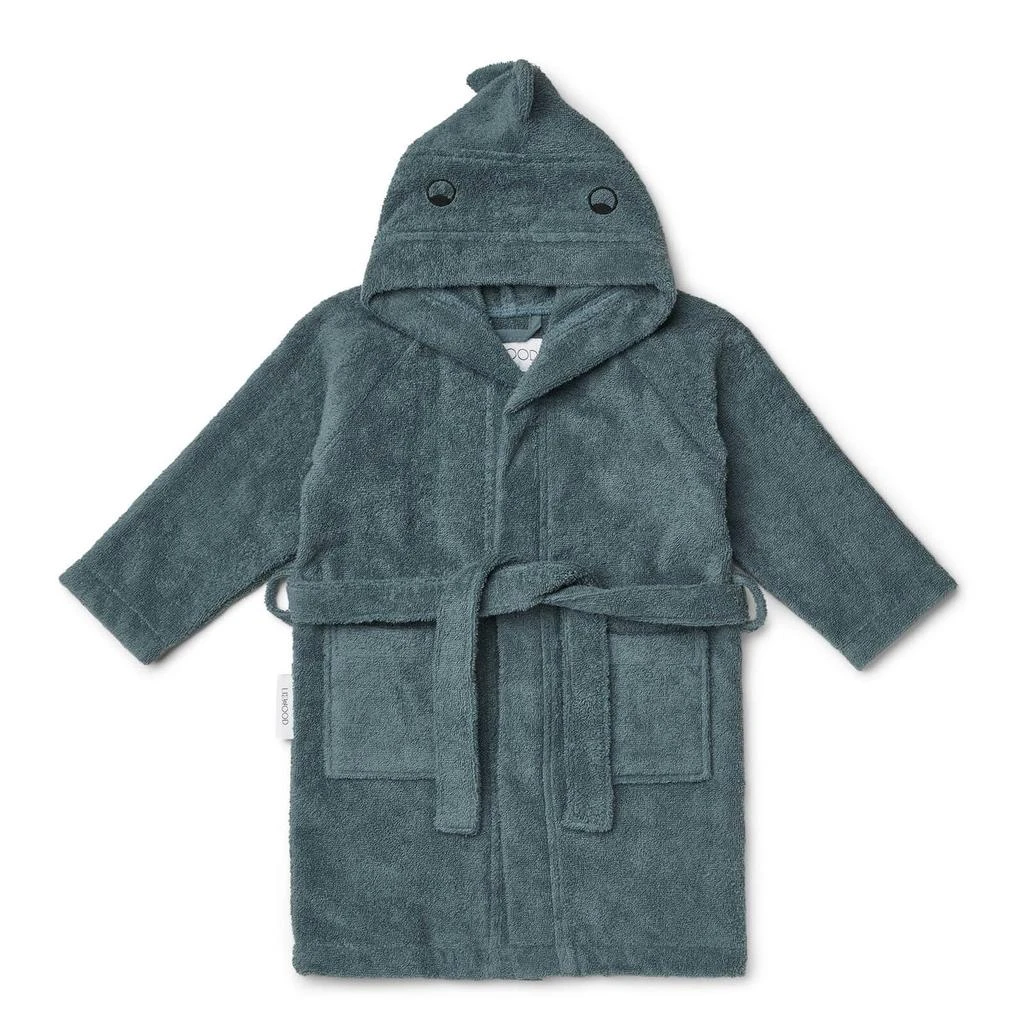 商品Liewood|Liewood Lily Bathrobe - Dino Whale Blue,价格¥251,第1张图片