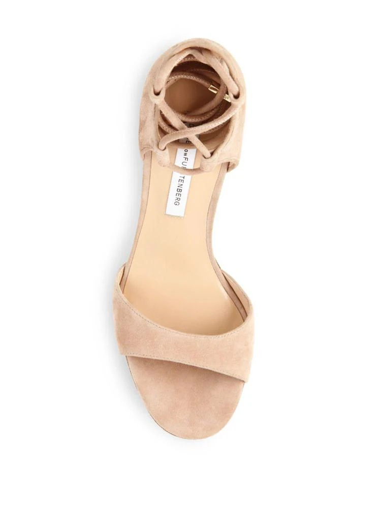 商品Diane von Furstenberg|Rimini Suede Lace-Up Sandals,价格¥895,第4张图片详细描述