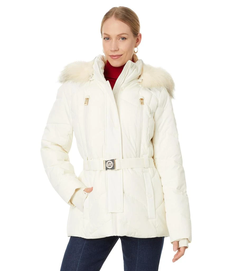 商品Michael Kors|Active Puffer With Fur Trim Hood A423409B,价格¥966,第1张图片