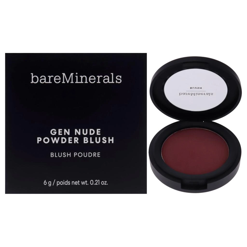 商品BareMinerals|Gen Nude Powder Blush - You Had Me At Merlot by  for Women - 0.21 oz Blush,价格¥276,第1张图片