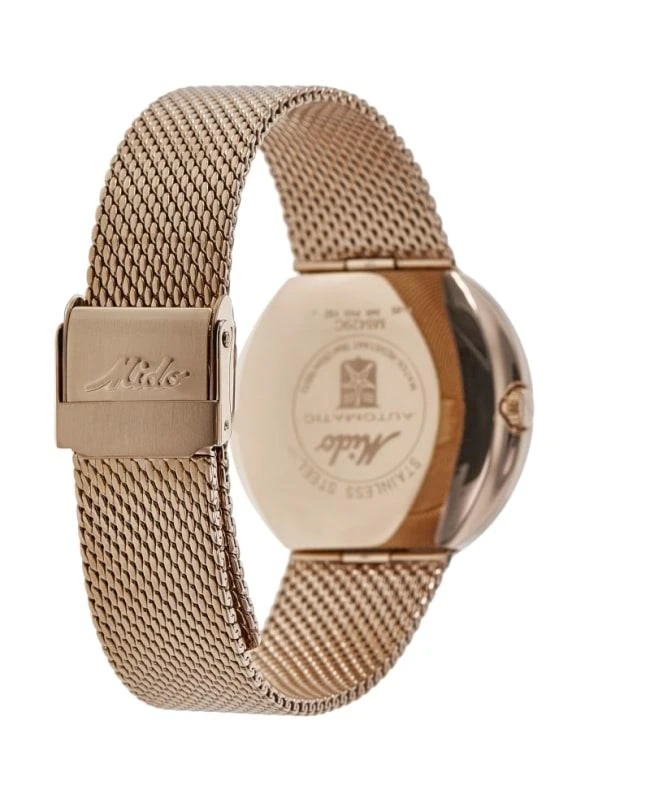 商品MIDO|Mido Commander 1959 Special Edition Silver Dial Rose Gold Steel Men's Watch M8429.3.23.11,价格¥6862,第4张图片详细描述