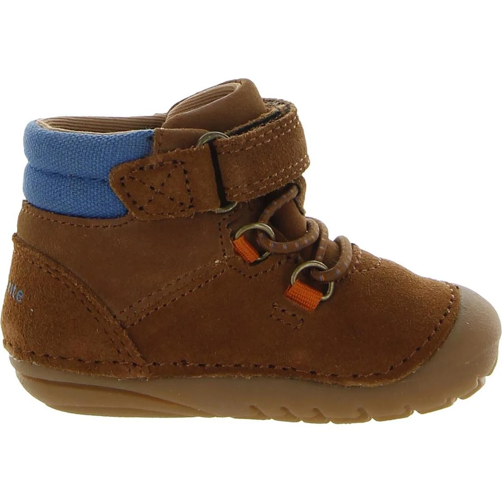 商品Stride Rite|Stride Rite RUSSELL Leather Flat Ankle Boots,价格¥100,第2张图片详细描述