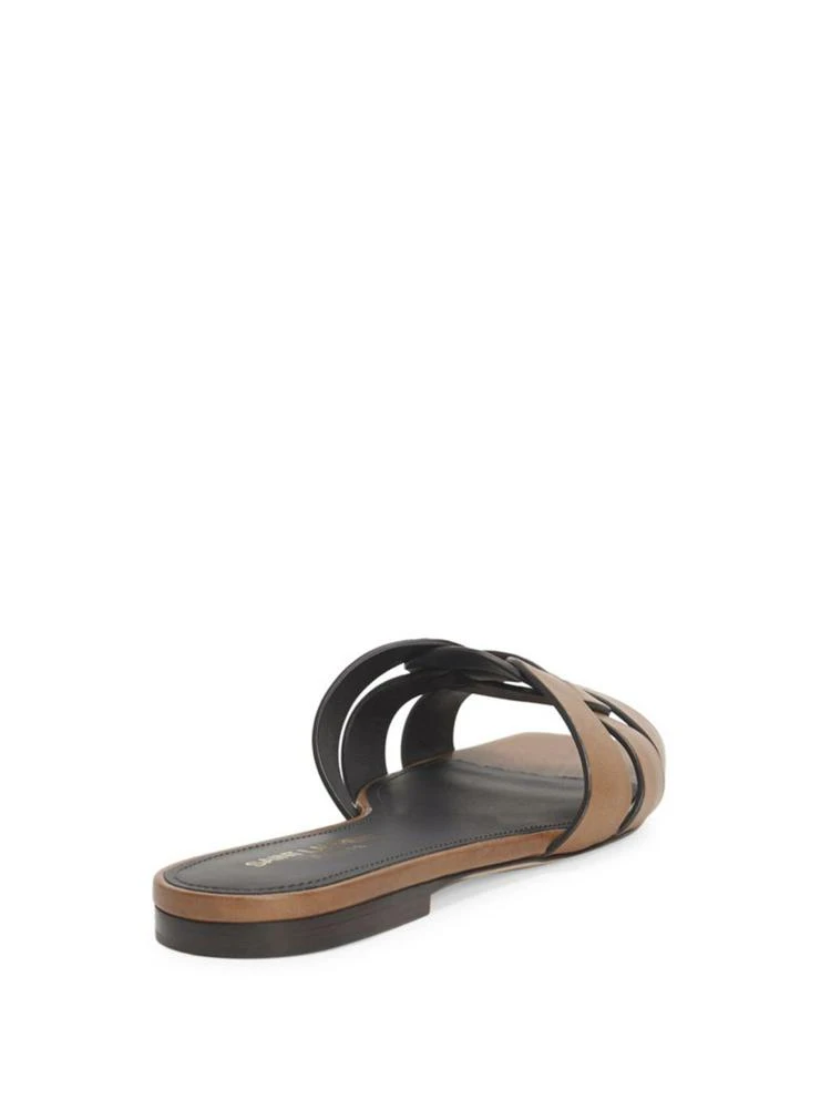 商品Yves Saint Laurent|Saint Laurent - Tribute Leather Slides,价格¥4479,第2张图片详细描述