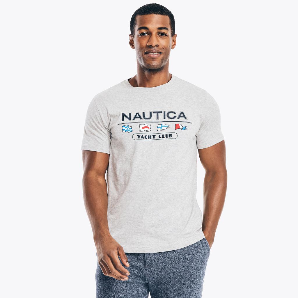 Nautica Mens Yacht Club Graphic T-Shirt商品第1张图片规格展示